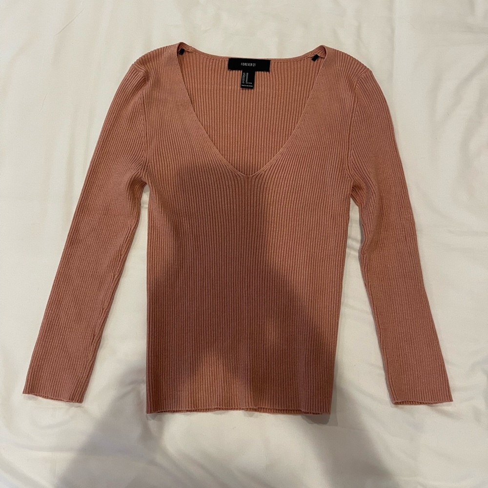 Forever 21 Blush Knit Sweater